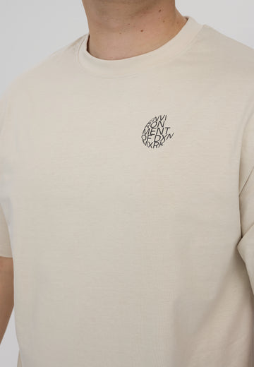 DXNMXRK. DXGafar T-shirt Beige